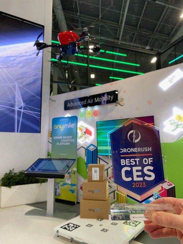 AnyMile na CES 2023, zdroj LinkedIn Zafera Sahinoglu