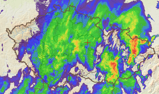 Při létání s dronem sledujte počasí