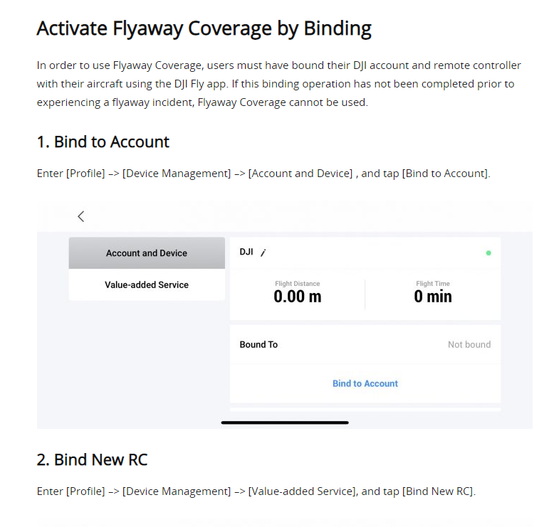 Jak aktivovat Flyaway Coverage 1