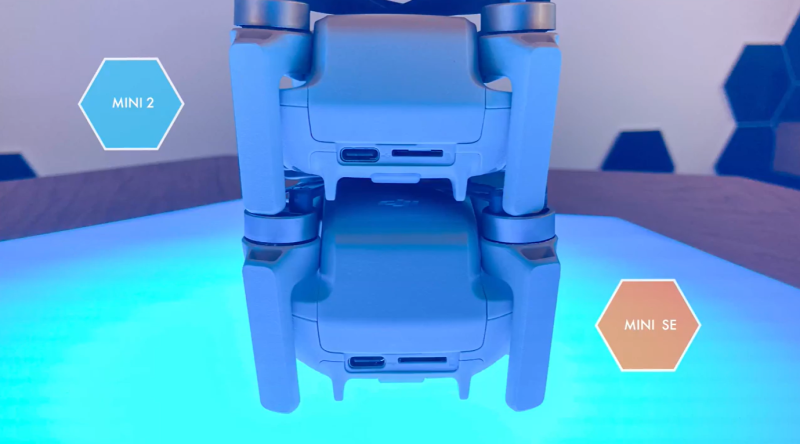 Porovnání Mini 2 a Mini SE porty