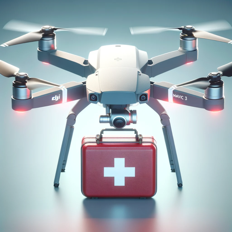 Dron s lékárničkou