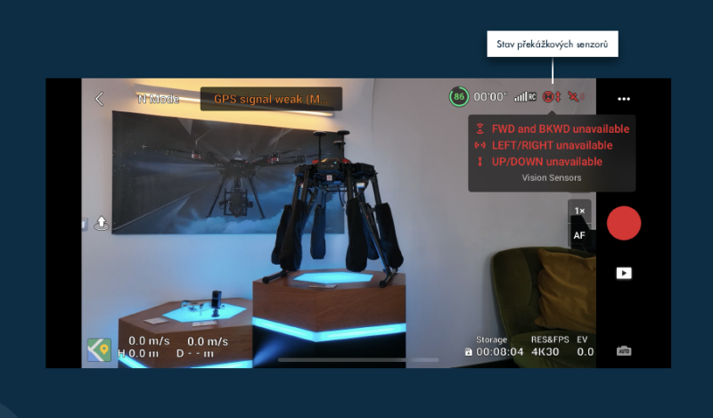 Jak vypnout detekci dronu