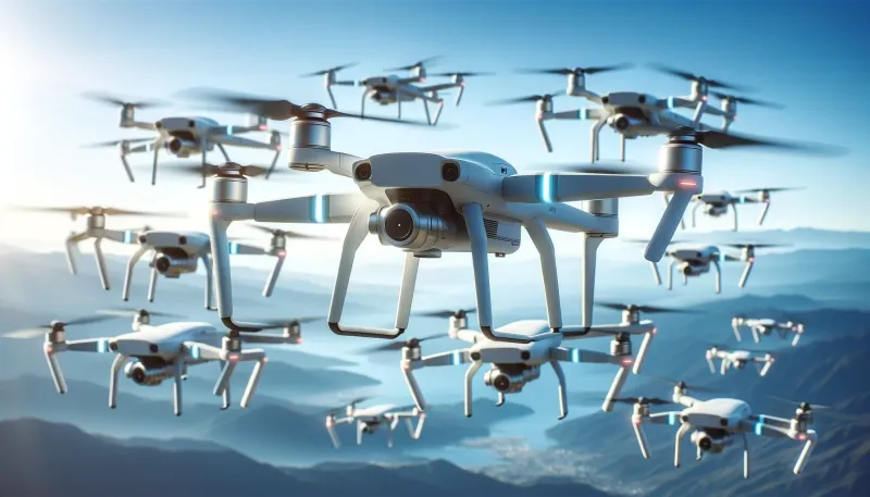 Více dronů ve vzduchu