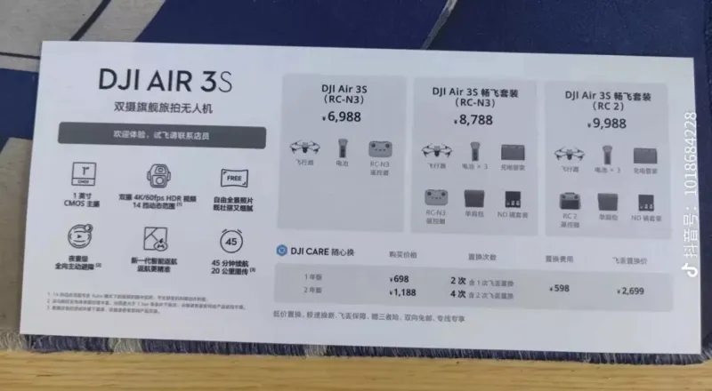 dron dji air 3S vol. 3