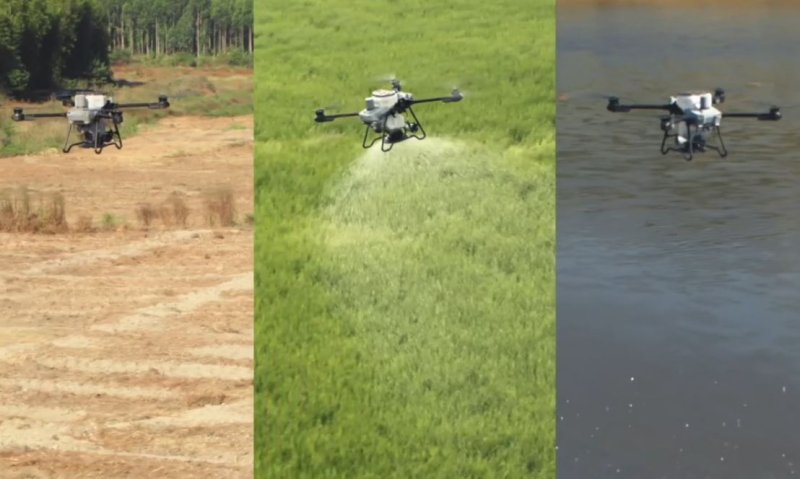 Dron pro zemědělství DJI Agras T25 v praxi