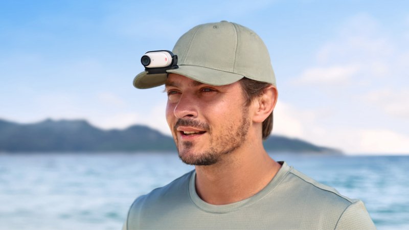 Insta360 GO 3 na kšiltovce