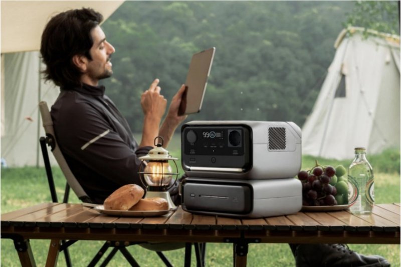 Nabíjecí stanice EcoFlow RIVER 3 Max v terenu