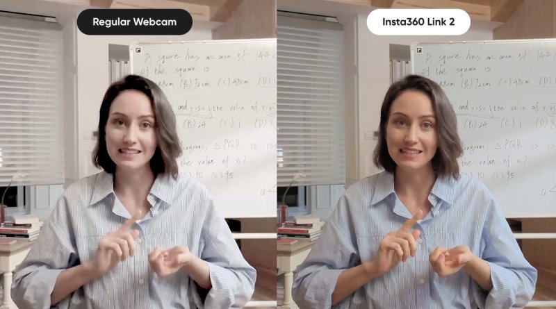 Inteligentní webkamera Insta360 Link 2C s rozlišením 4K Standard bílá