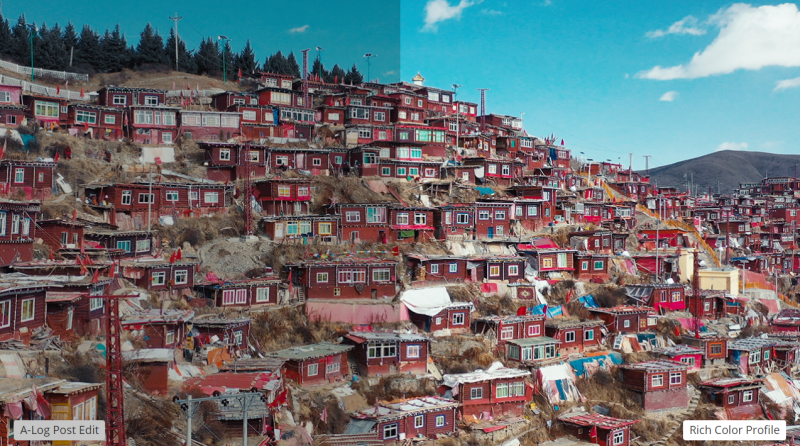 Barevný profil kamery dronu Autel EVO Pro II