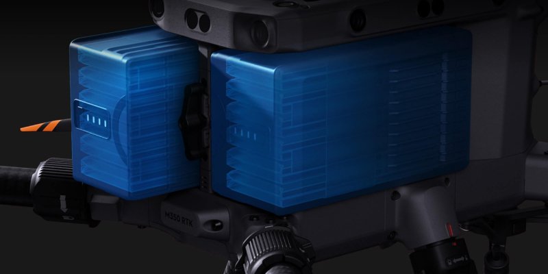 Nový dualní systém baterií u dronu DJI M350 RTK