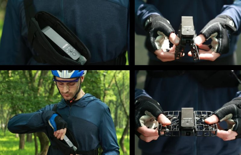 HOVERAir X1 je skladný a praktický