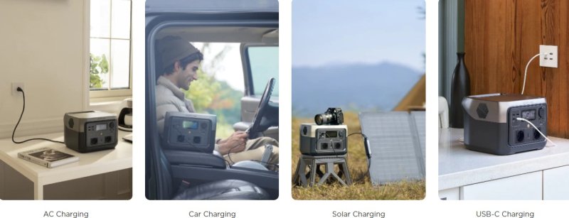 EcoFlow RIVER 2 lze nabíjet kdekoli