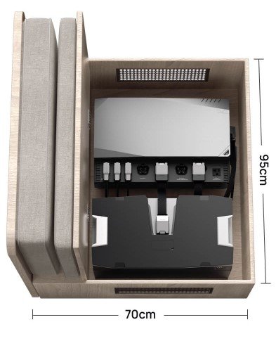 Kompaktní rozměry EcoFlow Independence Kit