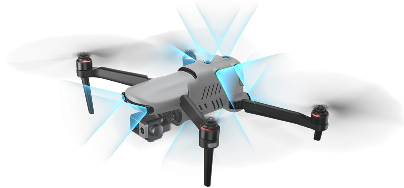 Vyhýbání se překážkám Autel II Dual 640T V3