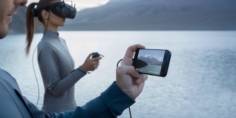 FPV brýle DJI Goggles N3 za letu