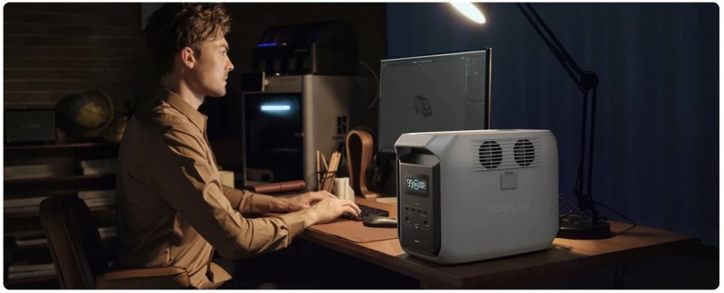 Přenosná nabíjecí stanice EcoFlow DELTA 3 1500 nabijení