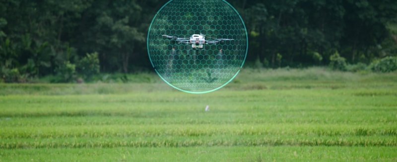 Sférický radar dronu Agras T10