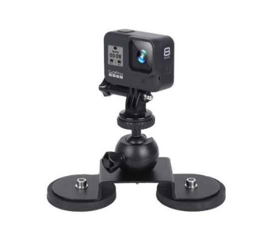 Magnetický držák akční kamery na auto (střední)