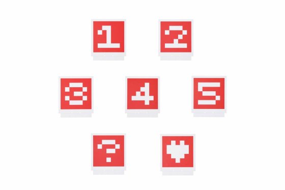 Rozpoznávací karty k DJI RoboMaster S1 (14 ks)