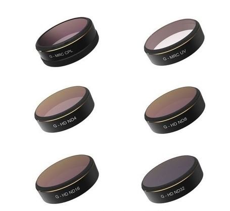 Pgytech sada filtrů UV, ND, PL na dron DJI Phantom 4 Pro