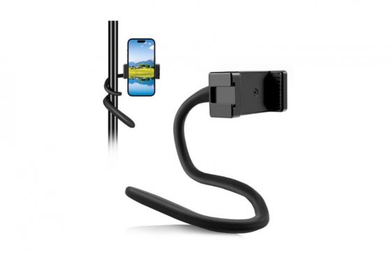 Flexibilní držák akční kamery nebo telefonu