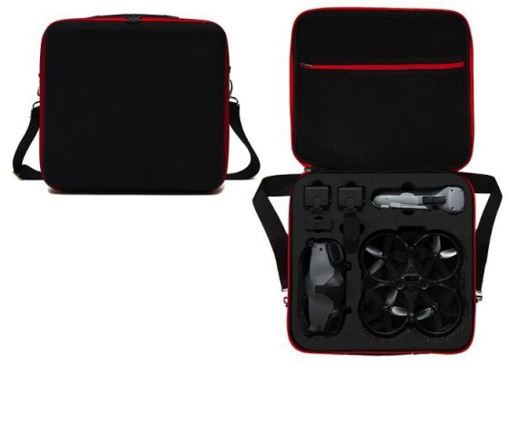 Černé pouzdro s popruhem přes rameno na dron DJI Avata a Goggles 2