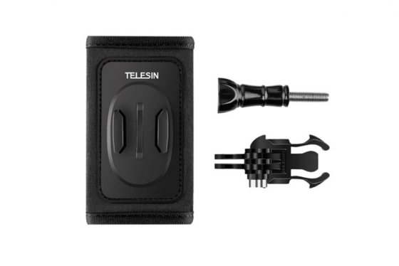 Popruh se sponou J-Hook pro připojení akční kamery na batoh