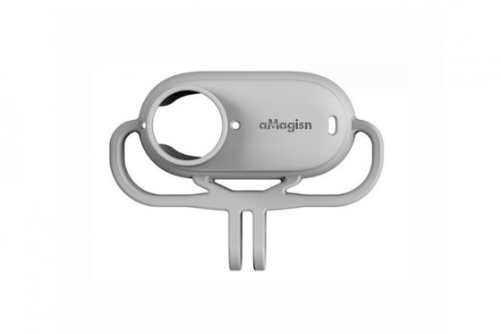 Šedý antivibrační kryt na kameru Insta360 GO 2 / Insta360 GO 3 (horizontální)