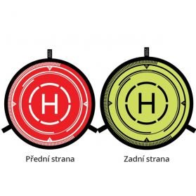 Přistávací plocha pro drony s blikajícím LED 55 cm Adam FLEET - červená/žlutá