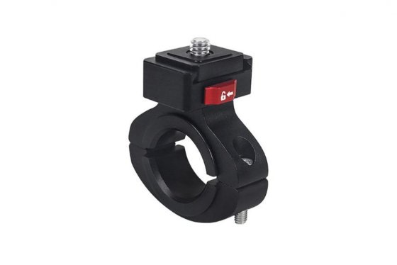 Rychloupínací držák akční kamery na kolo