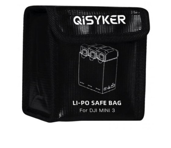Ohnivzdorný obal na tři baterie s nabíjecí stanicí dronu DJI Mini 3 / Mini 3 Pro