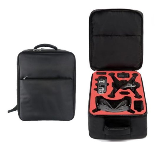 Batoh s pěnovou výplní na DJI FPV závodní dron
