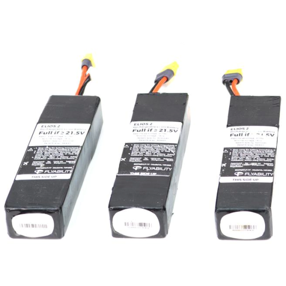 3 náhradní baterie pro indoor dron Elios 2