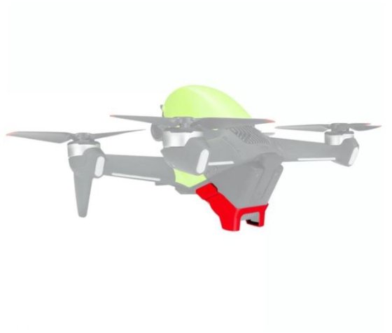 Červená pojistka baterie na DJI FPV závodní dron