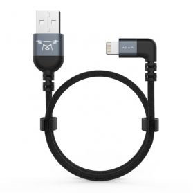 Kabel lightning/USB-A - 30cm - šedý