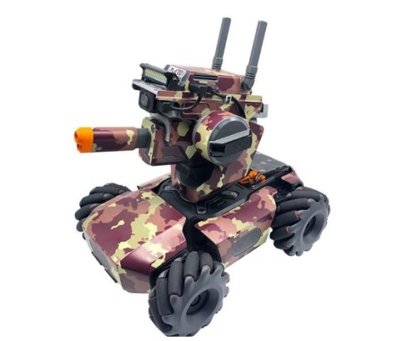 Hnědý polep na DJI RoboMaster S1