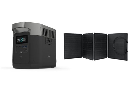 Přesnosná nabíjecí stanice EcoFlow DELTA 1300 verze pro 220–240V + solární panel 110W