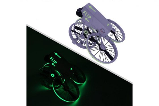 Luminiscenční samolepka na dron DJI Flip (světle zelená)