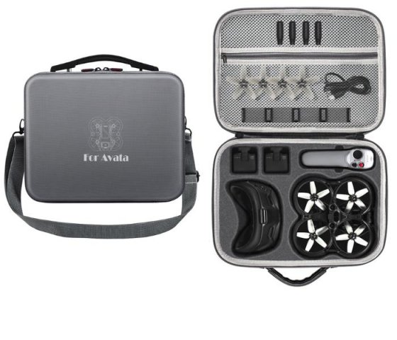 Šedé pouzdro na dron DJI Avata a FPV Goggles V2