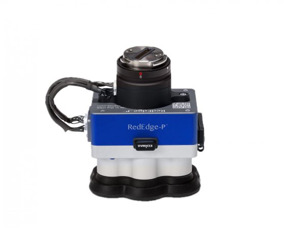 Multispektrální kamera s RGB senzorem MicaSense RedEdge-P s DJI SkyPort - modrá