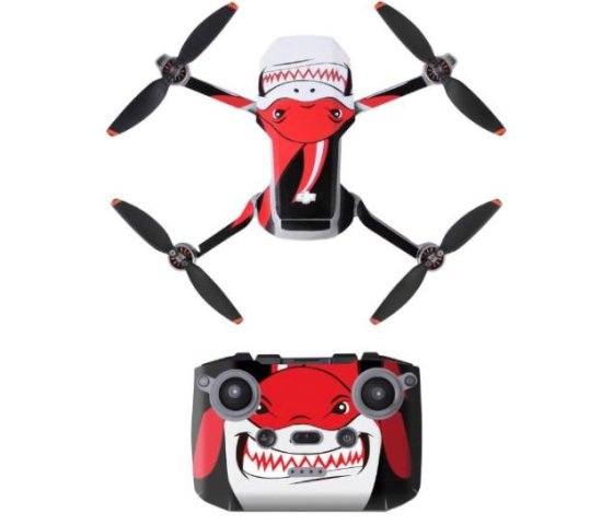 Shark polep na dron a ovladač DJI Mini 2