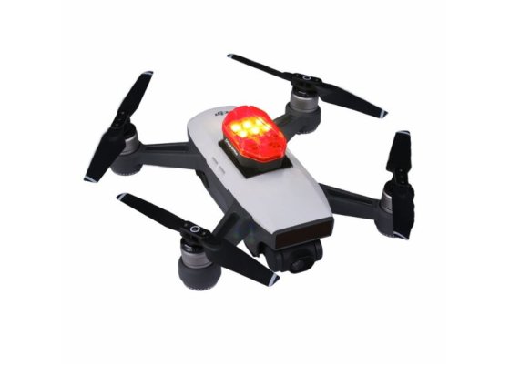 Přídavné blikající LED světlo na drony