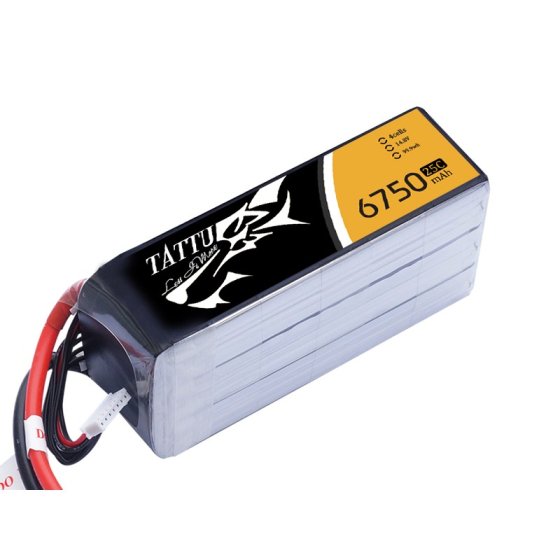LiPo baterie Tattu 6750mAh 14.8V 25C 4S1P