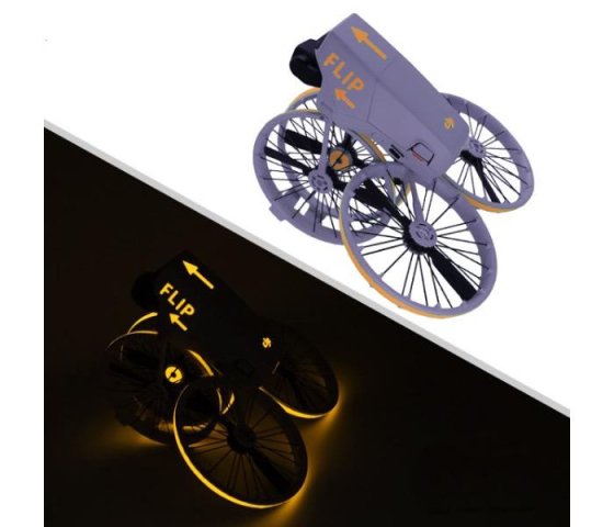 Luminiscenční samolepka na dron DJI Flip (žlutá)