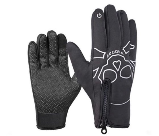 Černé fotografické rukavice (XXL)