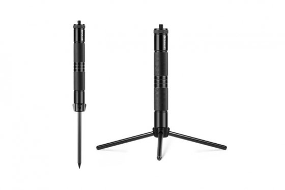 Stativ s hrotem z hliníkové slitiny na akční kameru