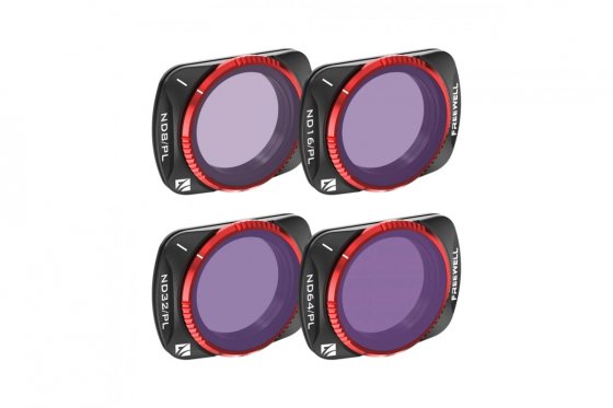 Freewell sada čytř filtrů Bright Day na DJI Osmo Pocket 3