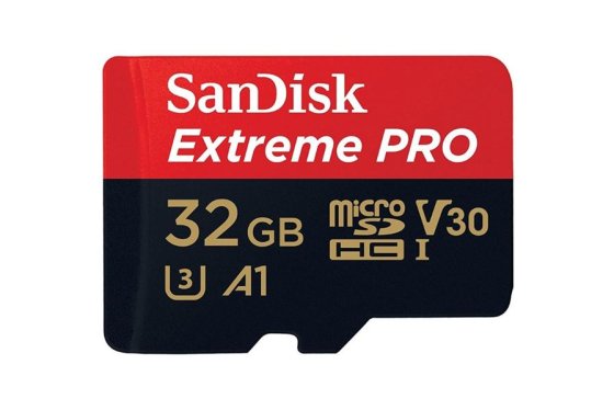 SanDisk MicroSDHC 32GB Extreme PRO A1 UHS-I (V30) U3 + SD adaptér