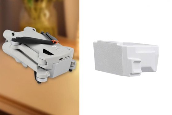 Protiprachový kryt prostoru na baterii dronu DJI Mini 3 Pro / Mini 4 Pro