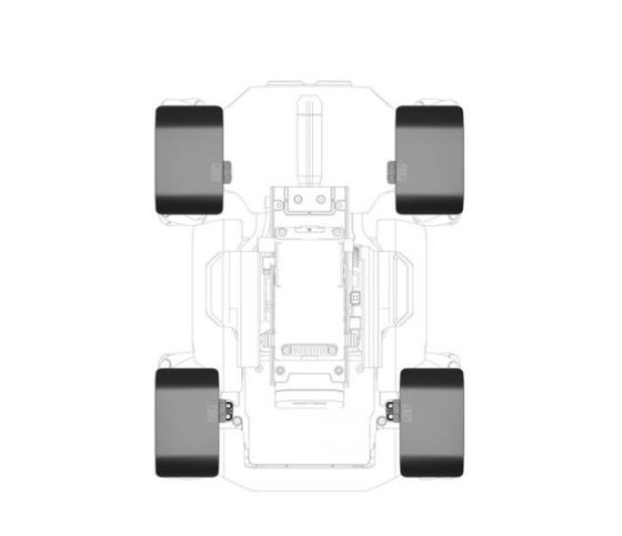 Hliníkové blatníky na DJI RoboMaster S1